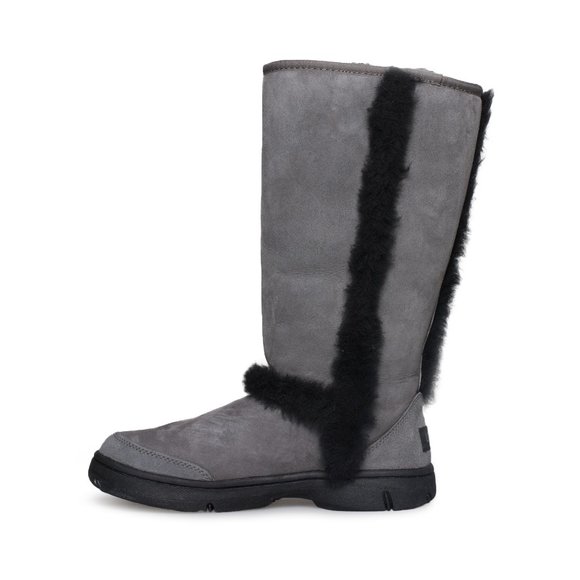 UGG Sunburst Tall Grey Boots - Women's - Picture 4 of 6